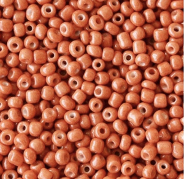 Rocailles 12/0 2mm terracotta brown