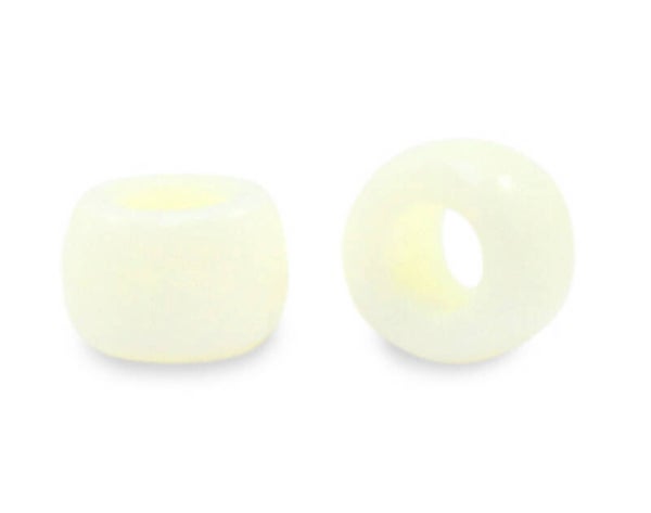 Acryl kralen rondellen 9mm creamy White