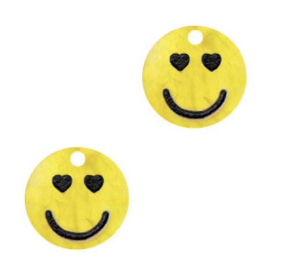 Smiley bedel plexx Hearts  Shiny sunrise Yellow