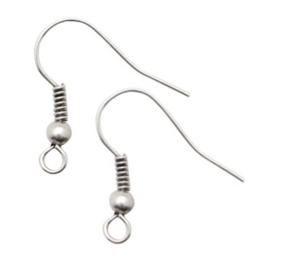 DQ oorhaakjes antiek zilver.