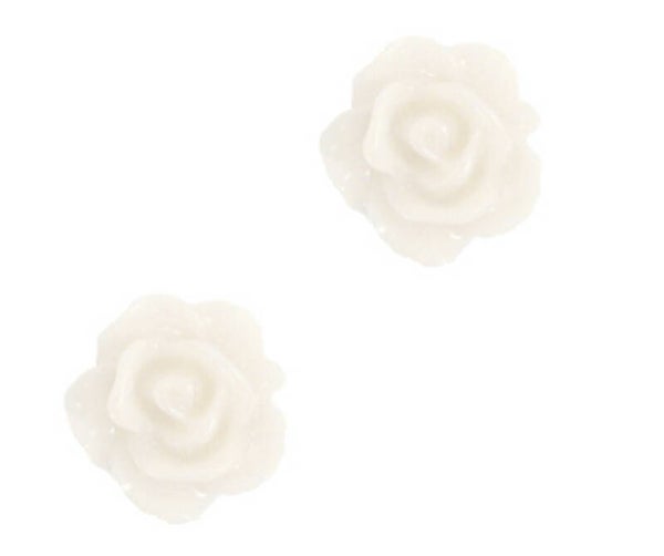 Roosjes kralen 10mm off white