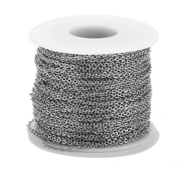 Stainless steel jasseron 1,5mm 10 meter op rol