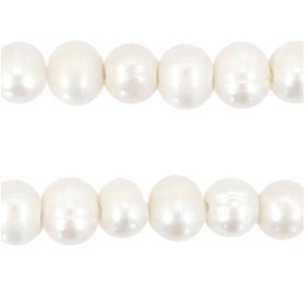 Zoetwater parels Rond 6 mm