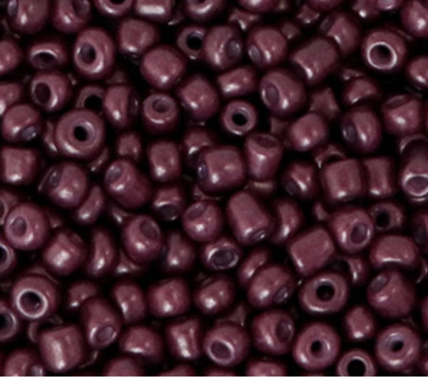 Rocailles 8/0 3mm Grape purple