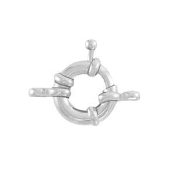 DQ metaal boeislot 11mm zilver