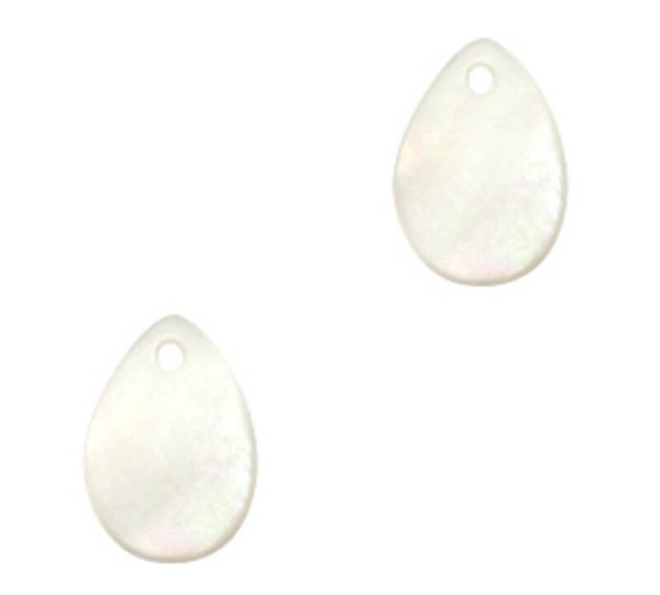 Schelp hanger drop white