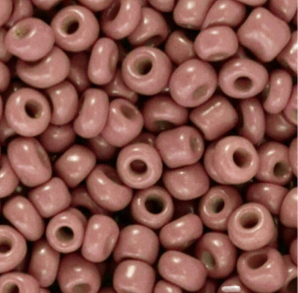 Rocailles 4mm Deep Terracotta Pink