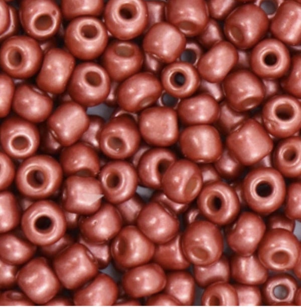 Rocailles 6/0 4mm claret Rose 