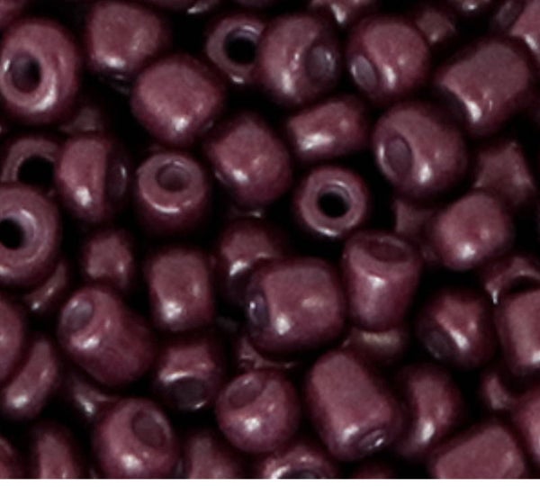 Rocailles 6/0 4mm grape purple