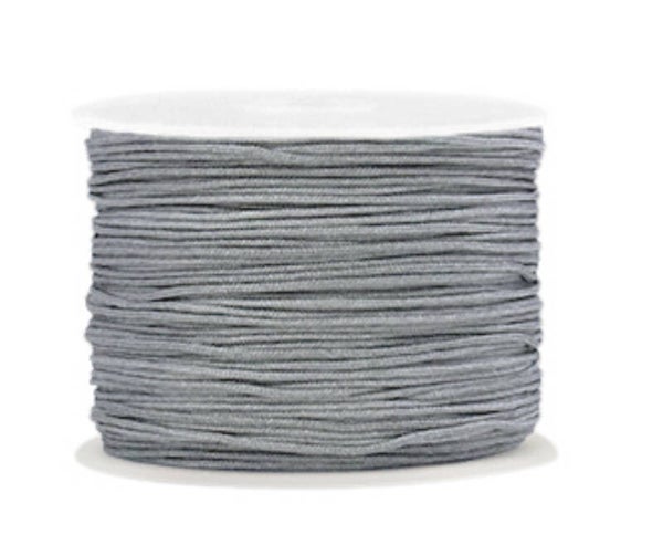Macramé draad 1mm Slate grey