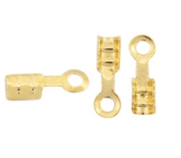 DQ veterklem 2mm goud