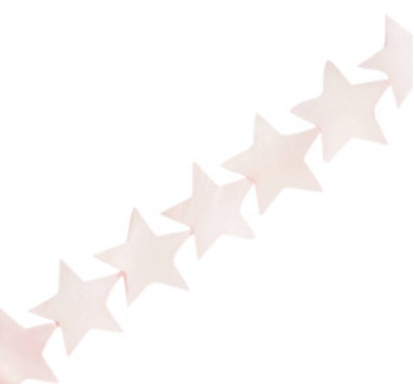 Schelp kralen Star Soft pink