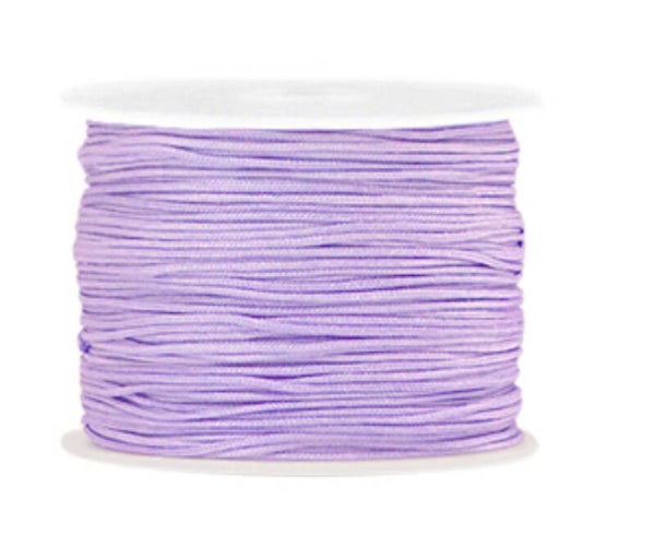 Macramé draad 1mm Lavender lila