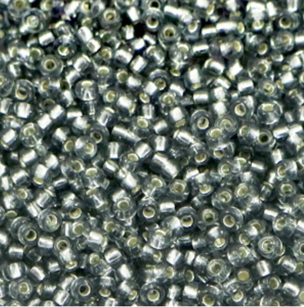 Miyuki 11/0 2mm Silverlined grey 11-21
