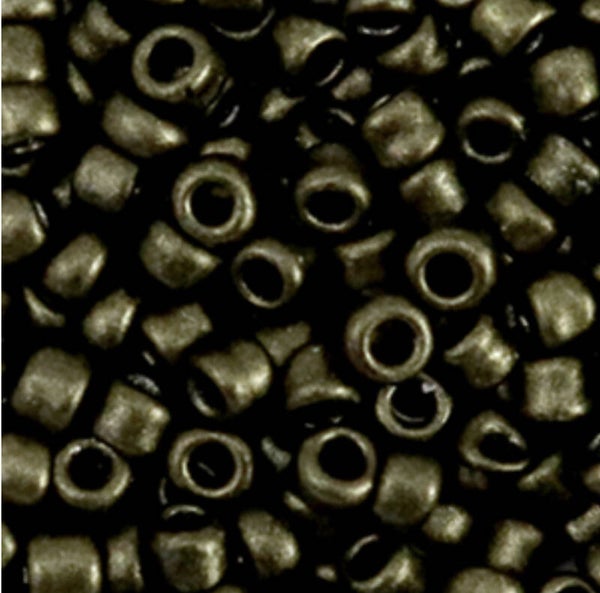 Rocailles Metallic Chrome Green 4mm