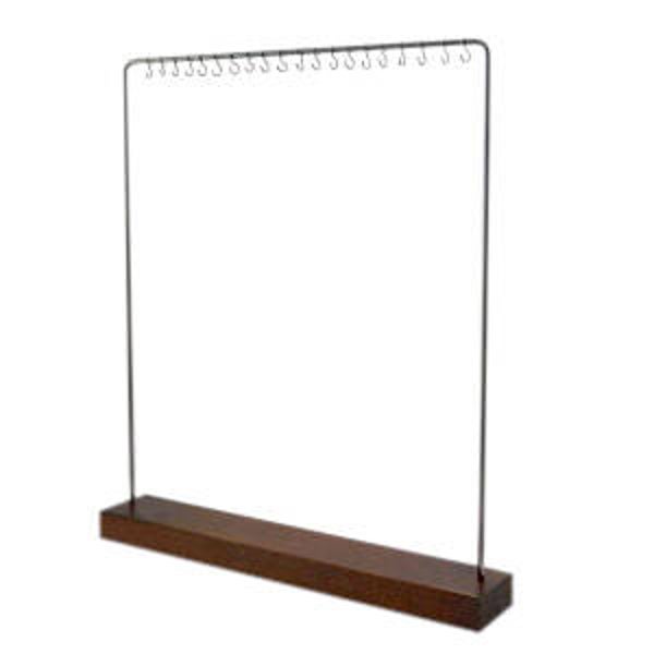 Sieraden display voor kettingen Hout anthracite