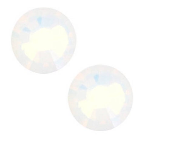 Swarovski elements flatback ss20 white opal