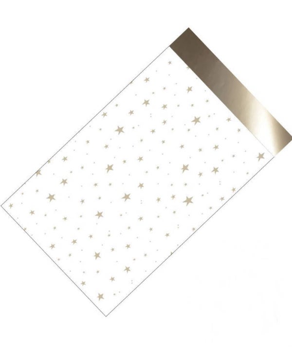 Cadeau zakjes golden stars