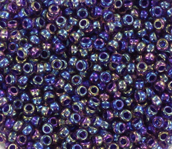 Miyuki 11/0 2mm Purple lined Amethyst AB 11-356