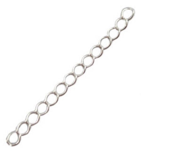 DQ verlengketting zilver