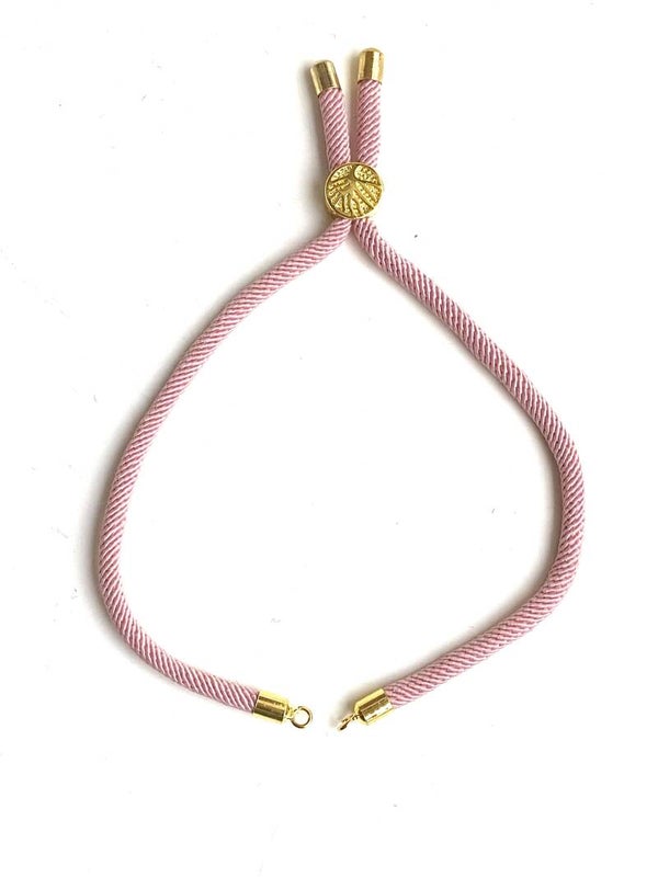 Armband voor tussenstuk oudroze - Goud