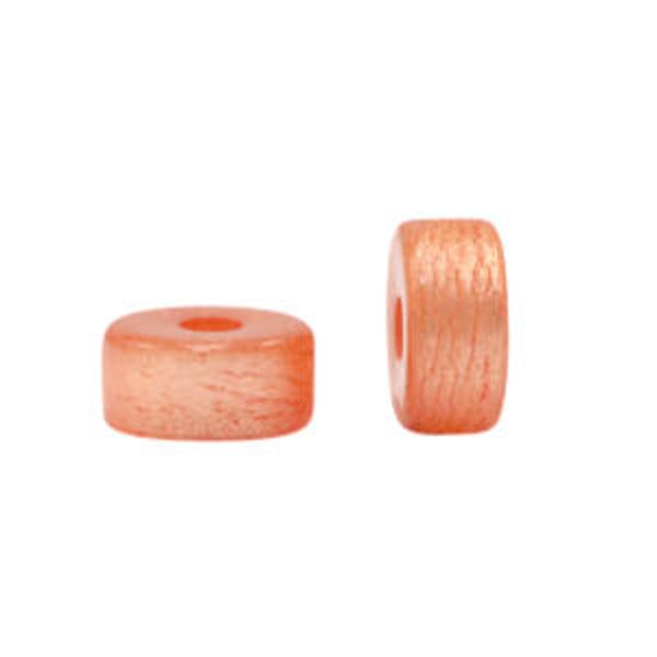 Polaris kralen disc 4mm Vibrant orange