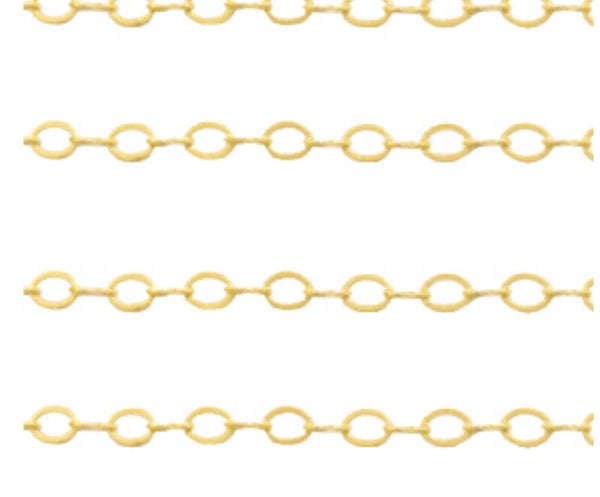 DQ jasseron goud 3 mm nikkelvrij