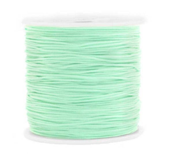 Macramé draad 0.8mm Light turquoise green