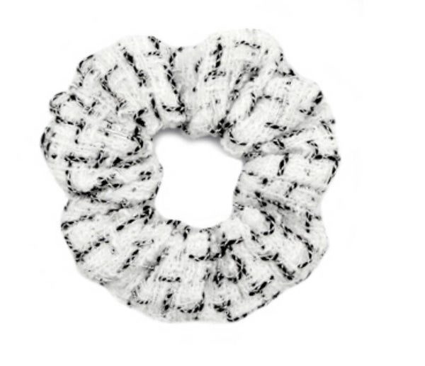 Scrunchie White / Black