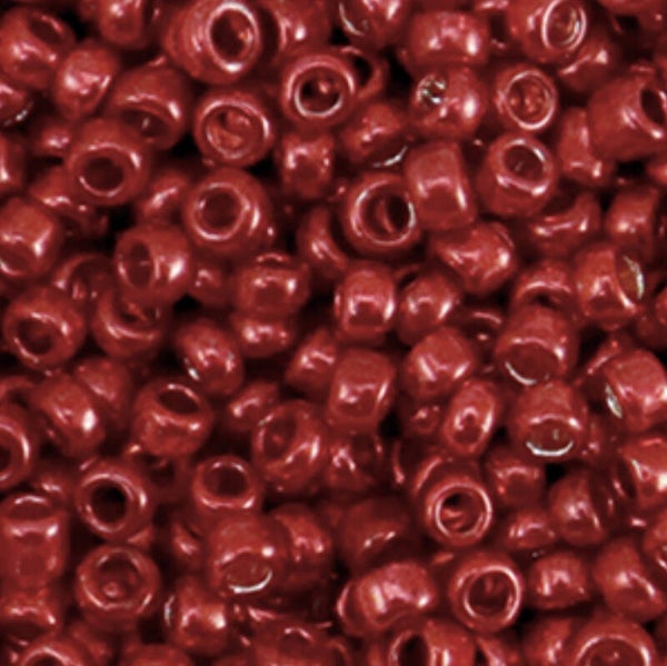 Rocailles Metallic Shine Pure Red 3mm