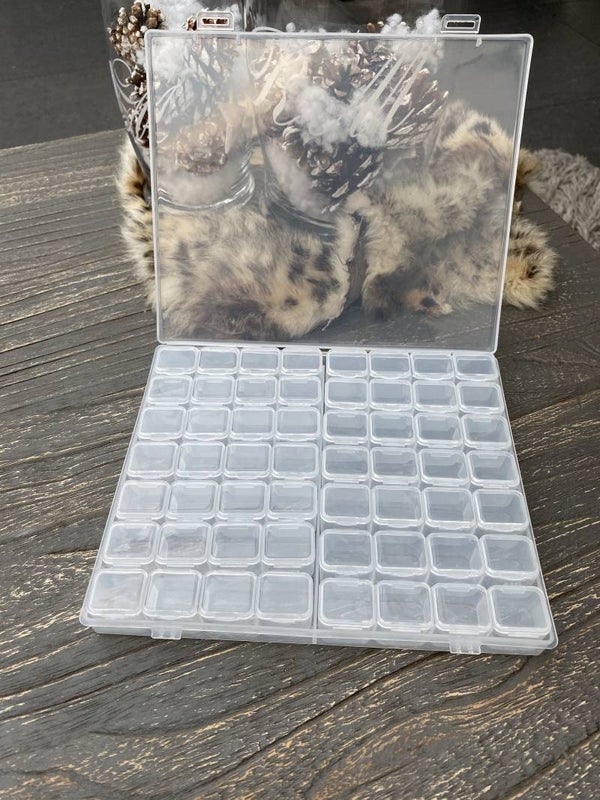 Opberg doos met 56 vakjes