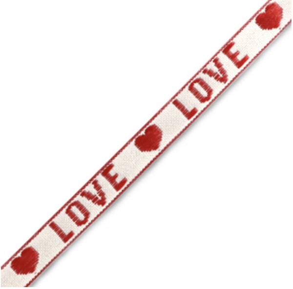 Lint Love White / Red