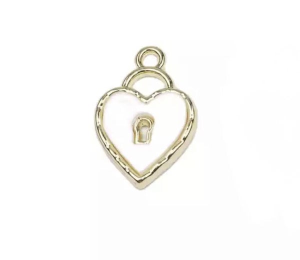 Bedel heart gold - Marble white