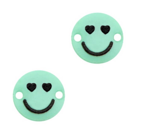 Smiley tussenstuk plexx Hearts Mint - Green