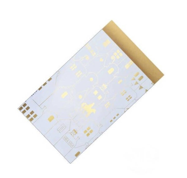 Cadeauzakjes sint goud / wit