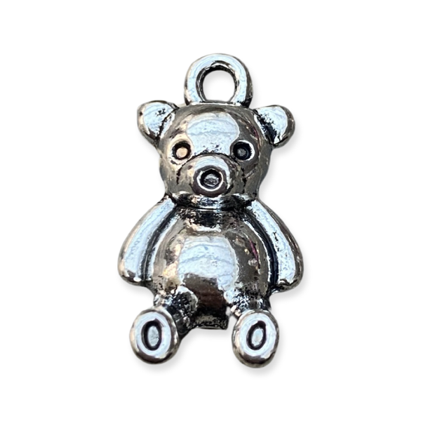 Bedel Teddy beer zilver