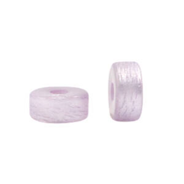 Polaris kralen disc 6mm Pastel lilac