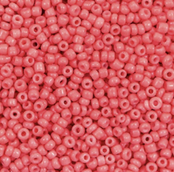 Rocailles 2mm Salmon Red 