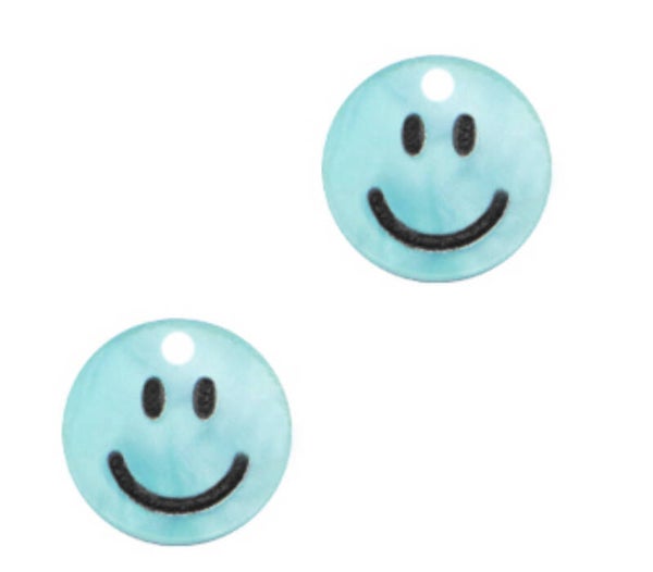 Smiley bedel plexx shiny Tiffany Blue