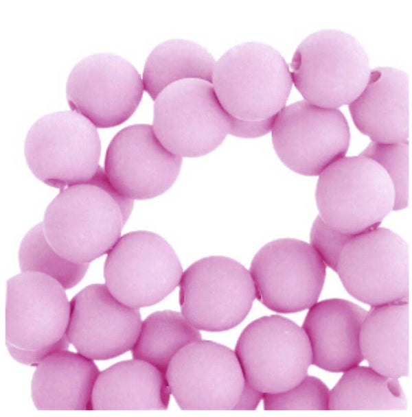 6mm acryl kralen orchid purple