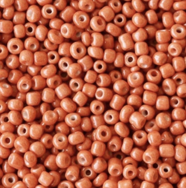 Rocailles 2 mm terracotta brown