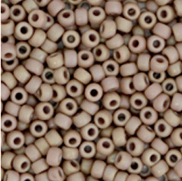 Miyuki rocailles 3mm Opaque glazed frosted rainbow lavender 8-4694