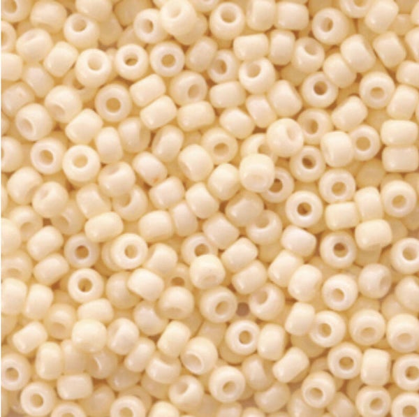 Miyuki 11/0 2mm Opaque pear yellow 11-493