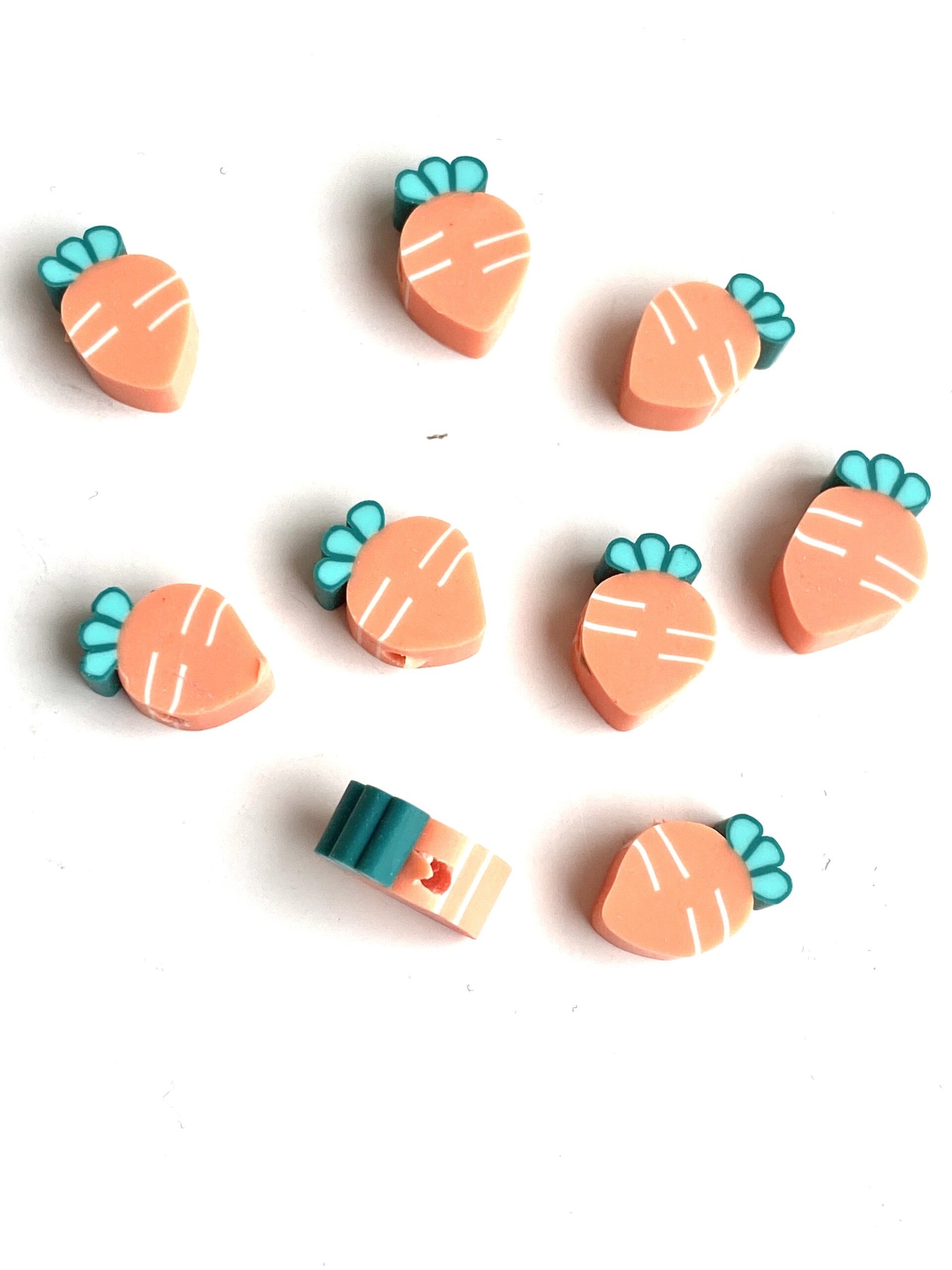 Polymeer kralen wortel