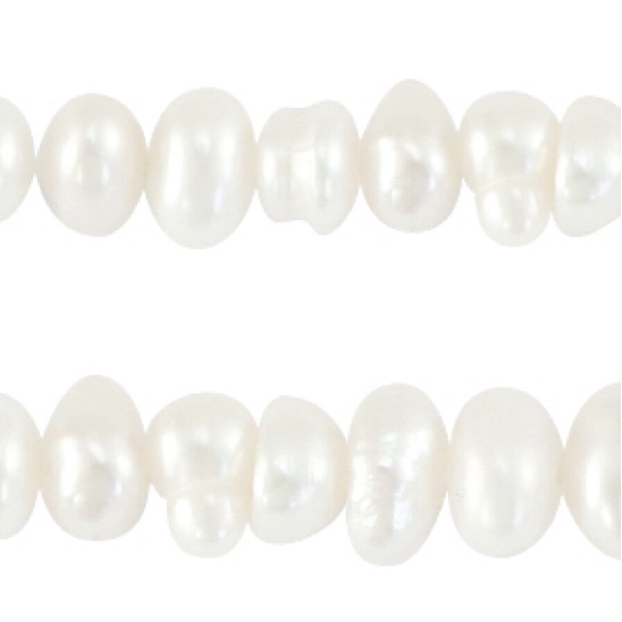 Zoetwater parels white 4mm
