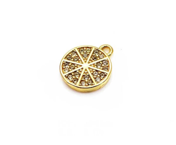 Zirkonia citrus fruit Goud