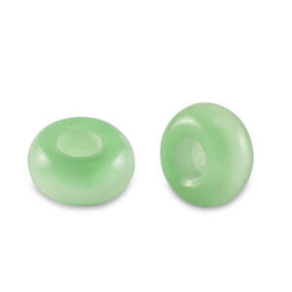 Natuursteen kralen rondellen 14mm green