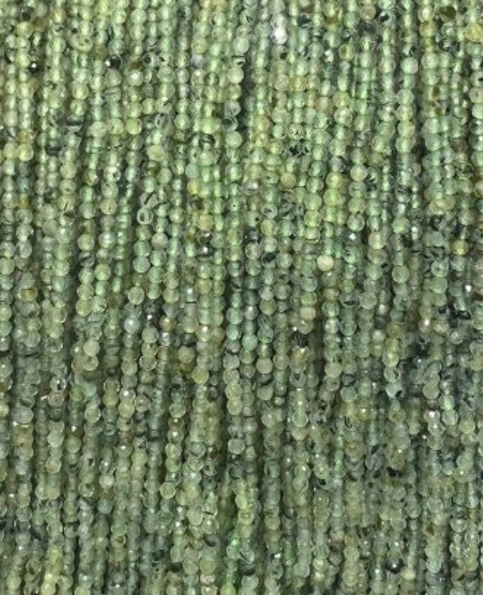 Natuursteen kralen 2mm prehniet