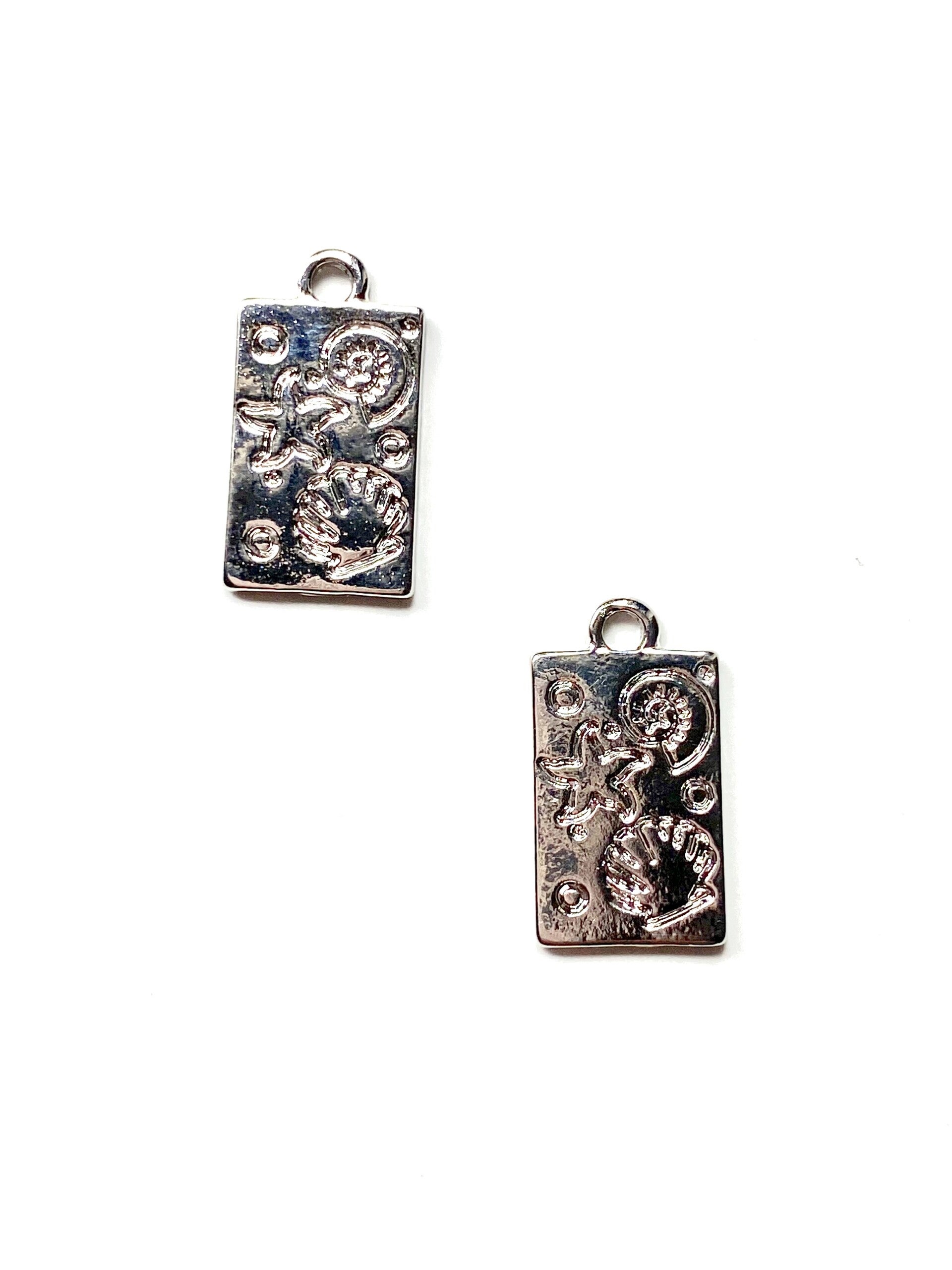 Bedel / Tag Sea shell Silver