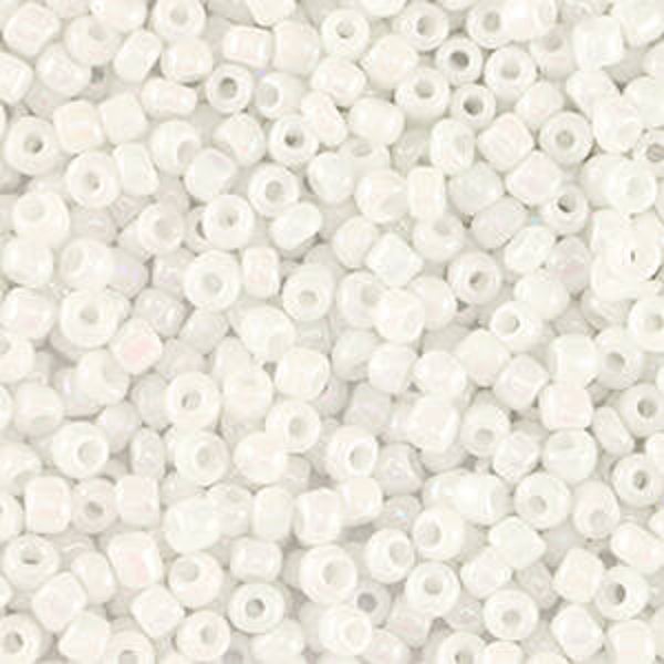 Rocailles White AB 2mm